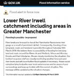 River Irwell Flood Alert